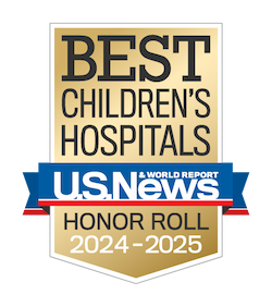 U.S. News & World Report ranked in all 10 specialties badge