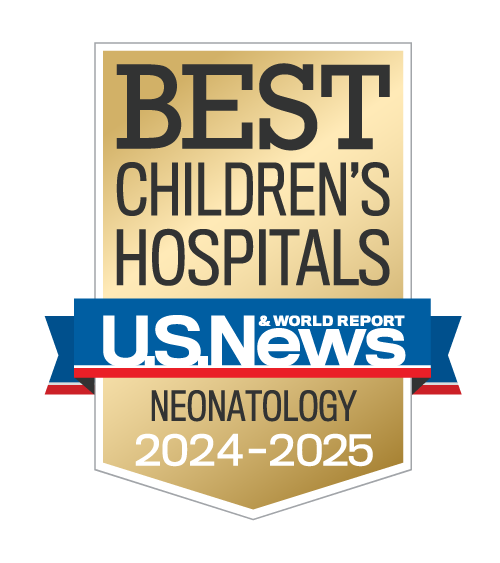 Best Children's Hospital by U.S. News & World Report Neonatology 2021-2 Badge