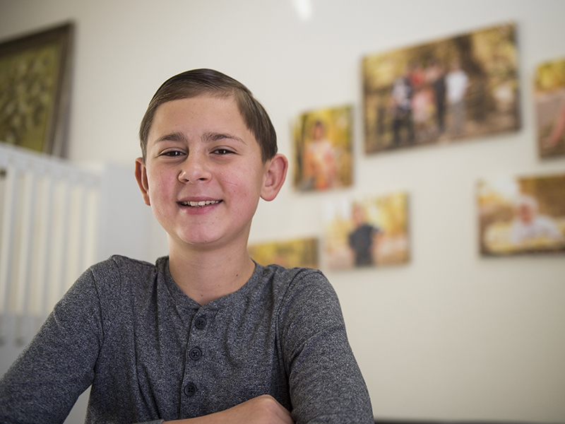 Alex, kidney and liver transplant patient at Children's Hospital Colorado.