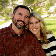 Jason and Emily pose together after finding love at Children's Hospital Colorado.