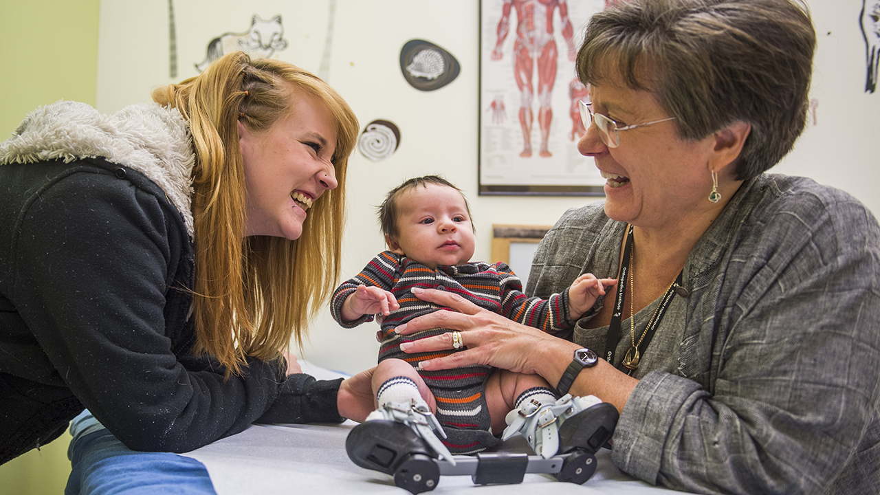 Caring for a baby in the General Ortho Program