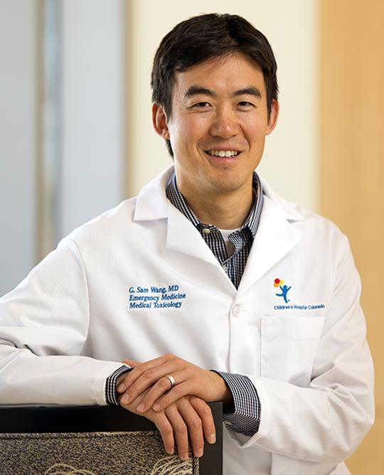 Dr. Sam Wang, Emergency Medicine Medical Toxicology at Children's Hospital Colorado.