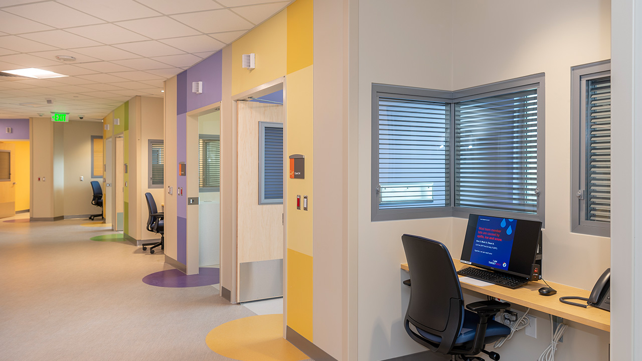 Emergency behavioral health rooms at Children's Hospital Colorado, Colorado Springs