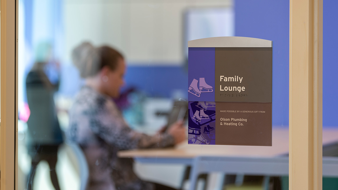 Children's Hospital Colorado, Colorado Springs NICU family lounge