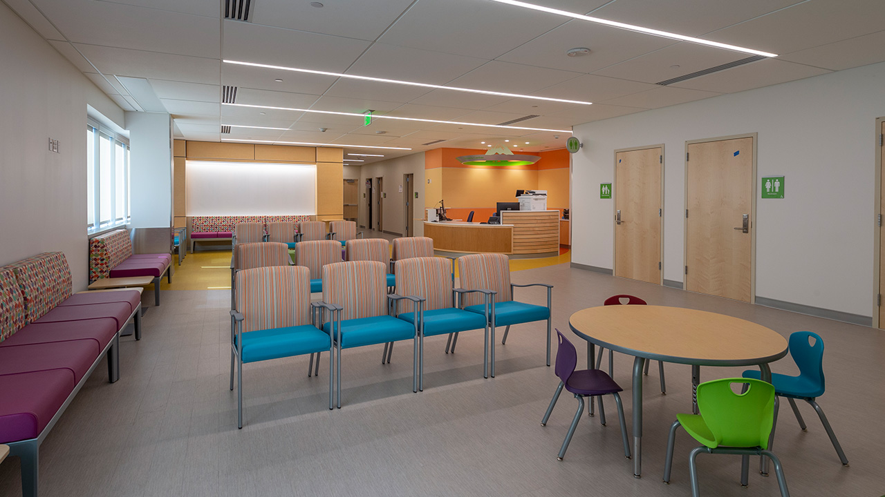 Children's Hospital Colorado, Colorado Springs Surgery Center waiting area