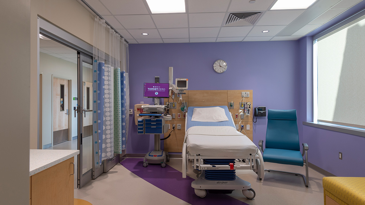 Children's Hospital Colorado, Colorado Springs Surgery Center prep-op room