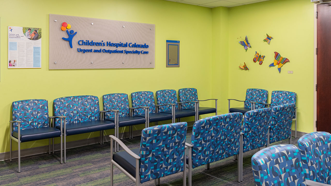 Children's Colorado Outpatient and Urgent Care, Wheat Ridge waiting room