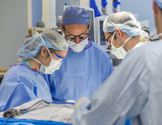 Dr. Duncan Wilcox performs surgery at Children's Hospital Colorado.