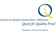 The logo for the American Hospital Association-McKesson Quest for Quality Prize.