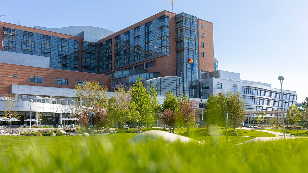 Exterior of Children's Hospital Colorado at Anschutz